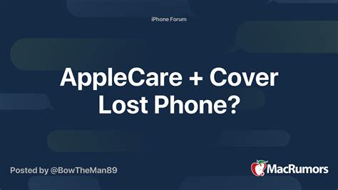 9M subscribers in the iphone community. . Applecare lost phone
